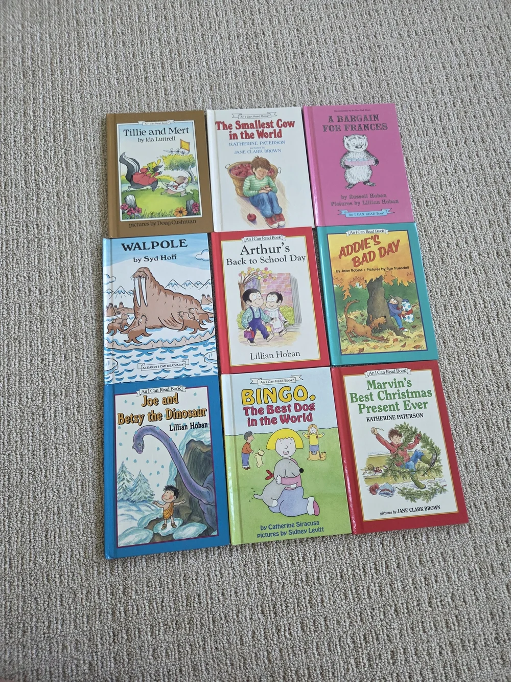 Lot of 9 I Can Read Book Hardcover Children's Books